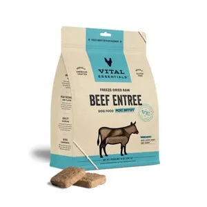 14oz Vital Essentials Freeze Dried Beef Mini Pattie - Treat